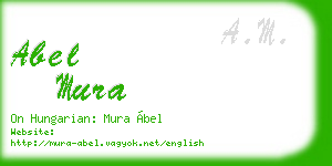 abel mura business card